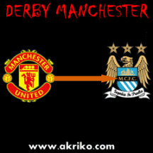 DP BBM Derby Manchester City vs MU Bergerak Animasi