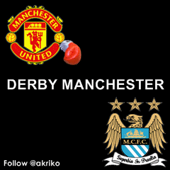 DP BBM Derby Manchester City vs MU Bergerak GIF